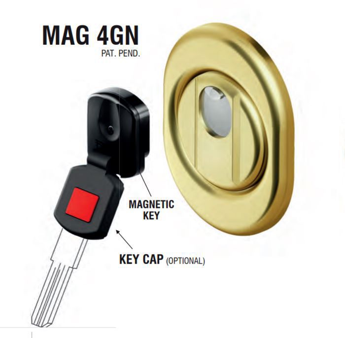 Defender magnetico Disec MAG 4GN-38, 3 chiave - Profilock Firenze